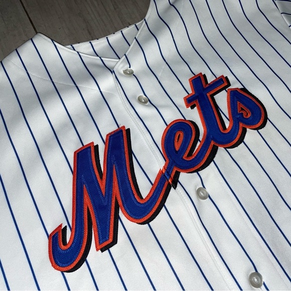 New York Mets David Wright #5 Majestic Stitched Jersey Sz 2XL Used White - Picture 5 of 11
